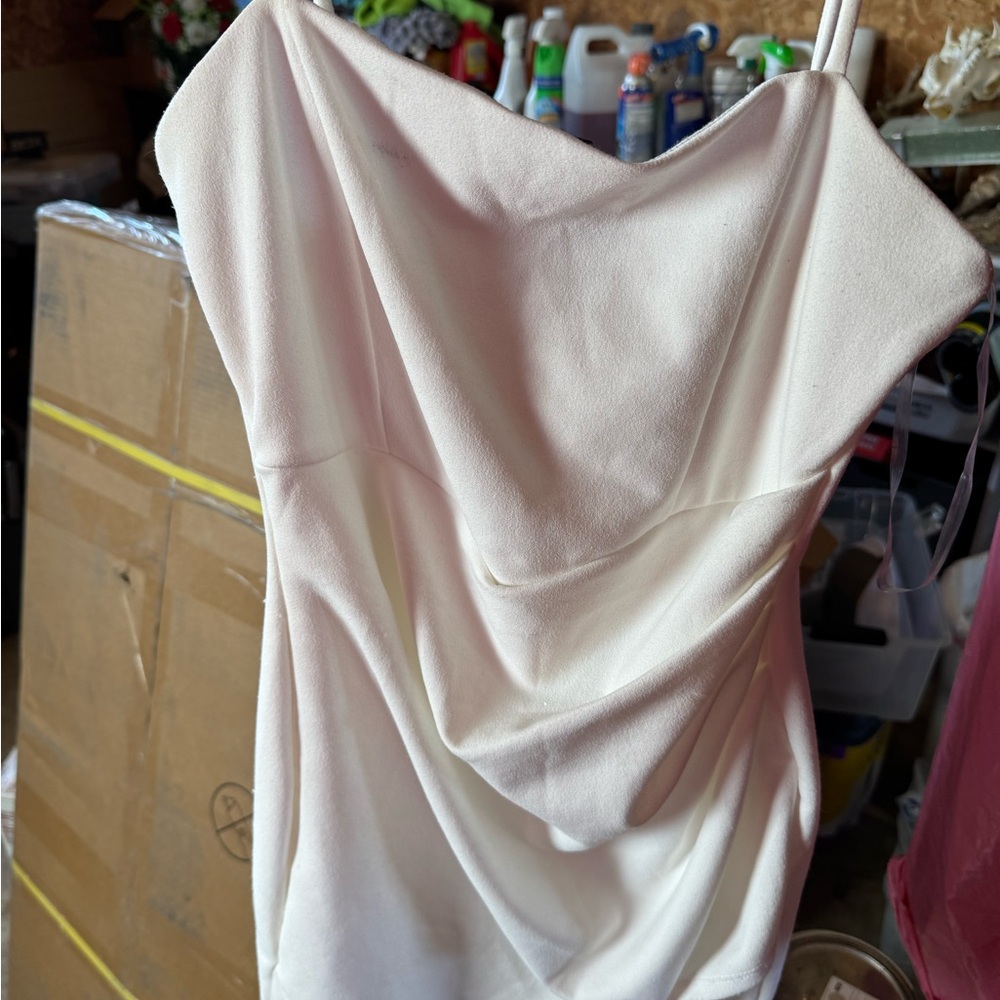 Windsor Blush Pink‎ Draped Mini Dress
